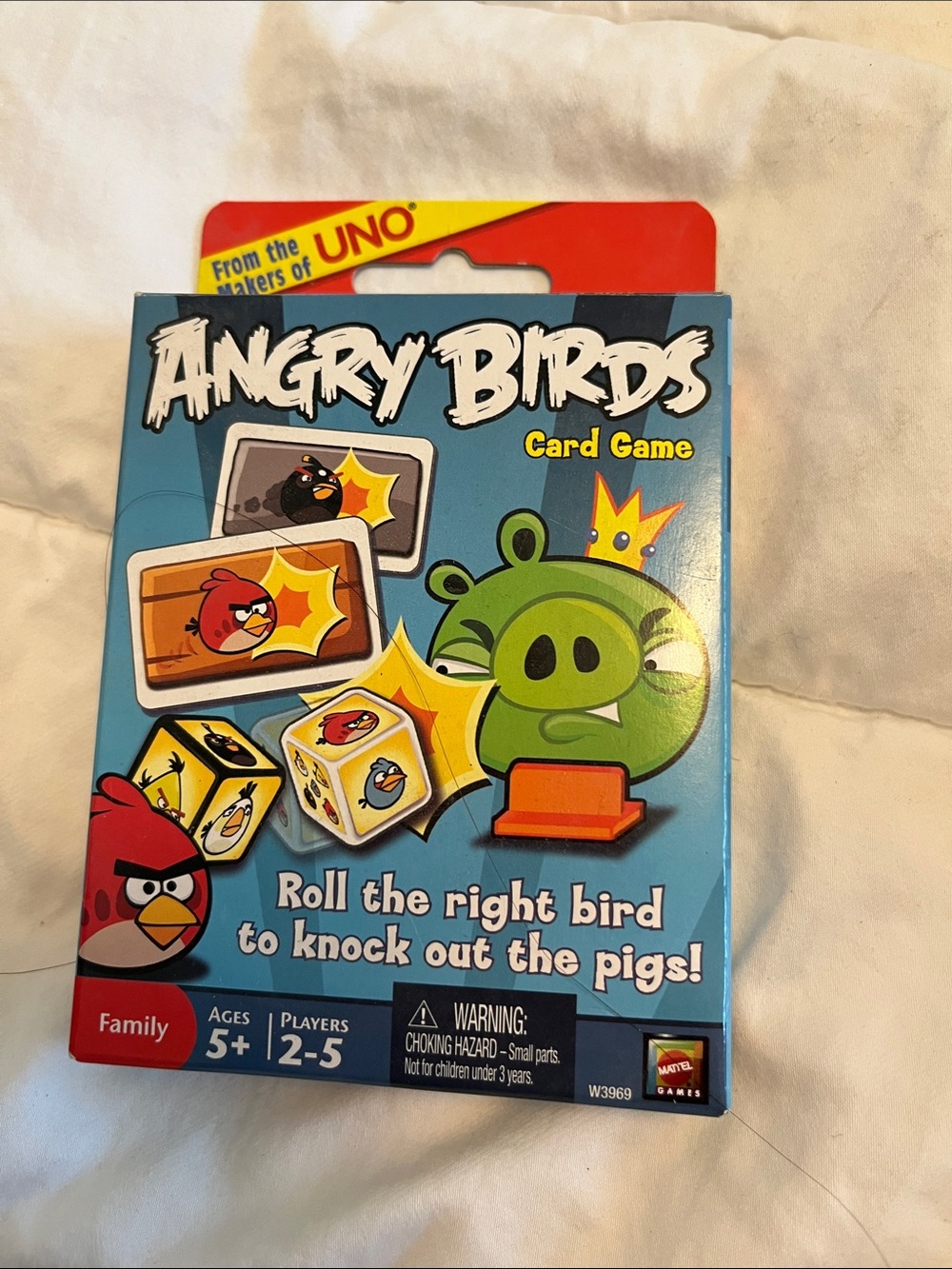 Mattel Angry Birds Card Game - Blue/Red/Green